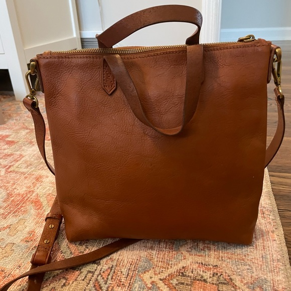 Madewell Handbags - madewell leather transport crossbody